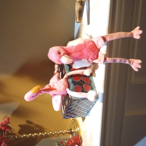 Other - Teenie Beanie Flamingo plus Off Brand Flamingo